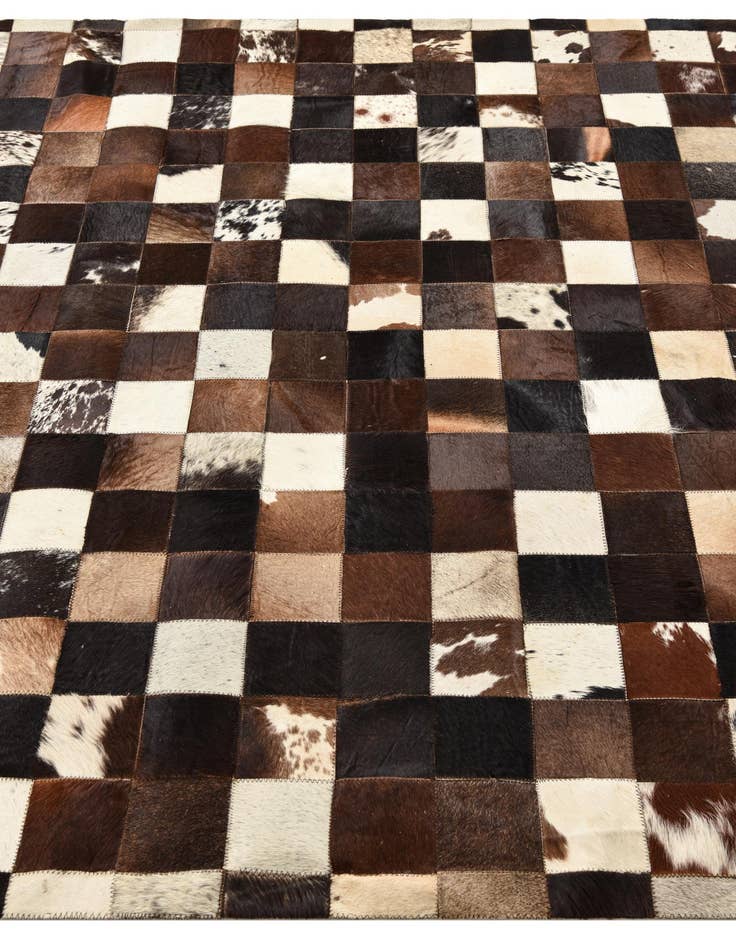 Detail image of  5' 8 x 7' 9 Cowhide Rug