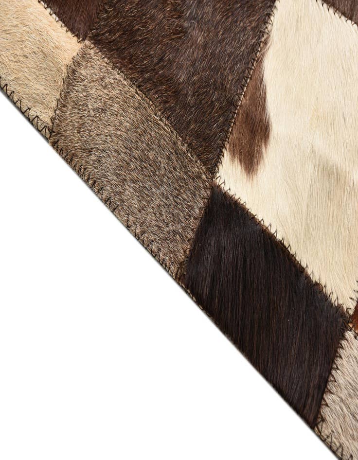 Detail image of  5' 8 x 7' 9 Cowhide Rug