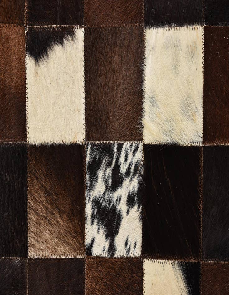 Detail image of  5' 8 x 7' 9 Cowhide Rug