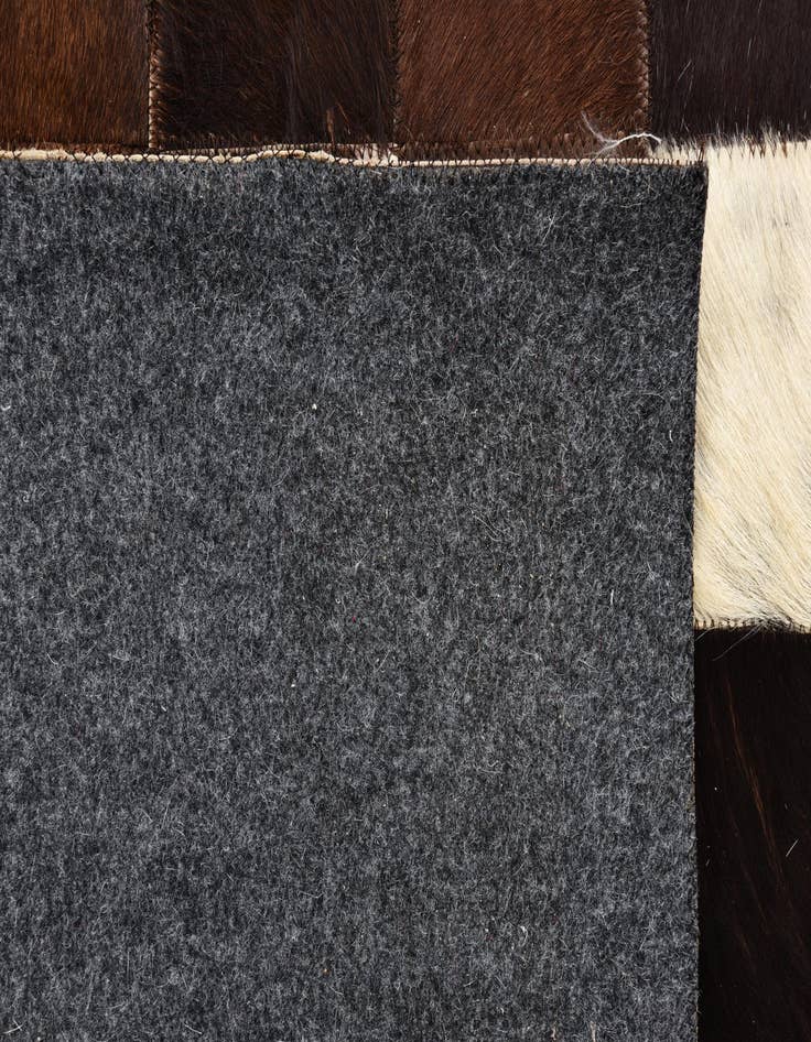 Detail image of  5' 8 x 7' 9 Cowhide Rug