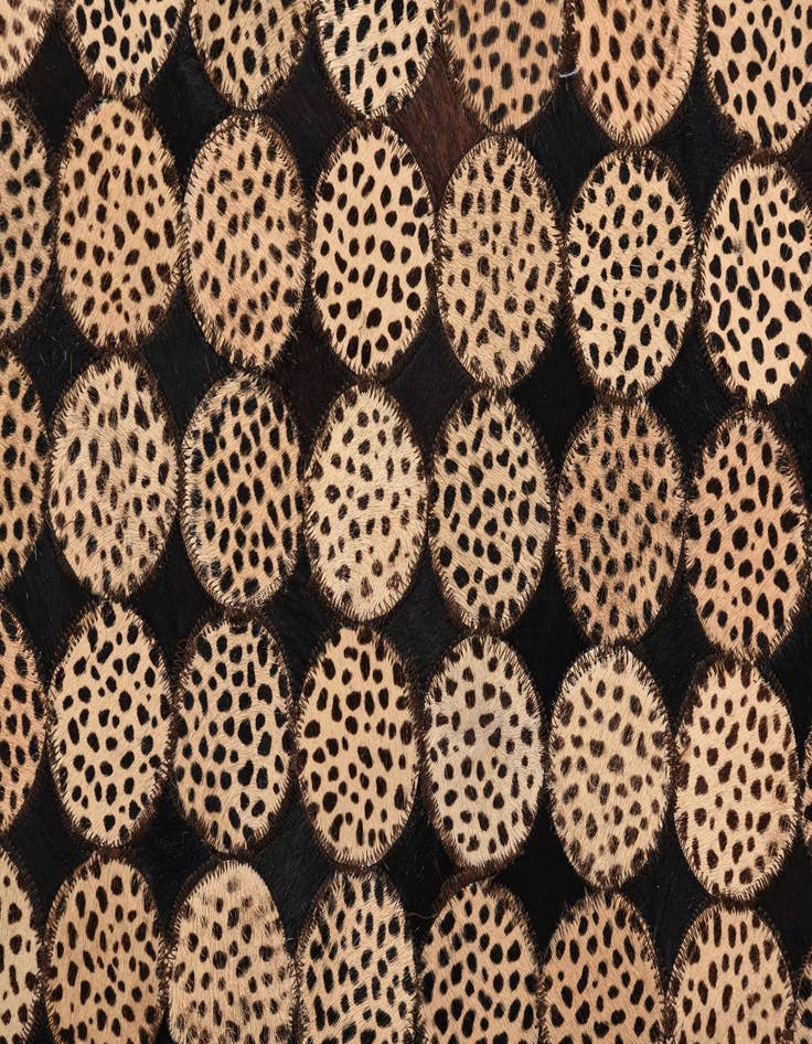 Detail image of  5' 3 x 7' 8 Cowhide Rug