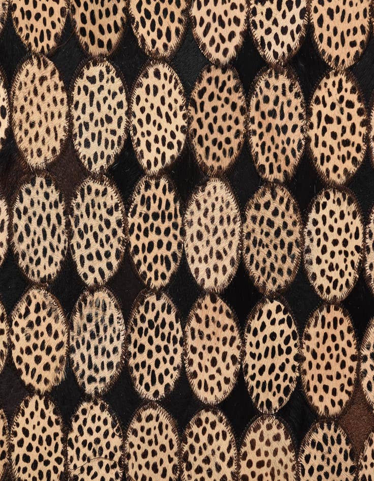 Detail image of  5' 3 x 7' 8 Cowhide Rug