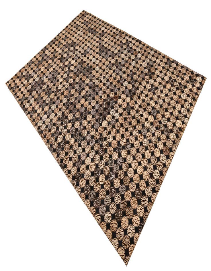 Detail image of  5' 2 x 7' 4 Cowhide Rug