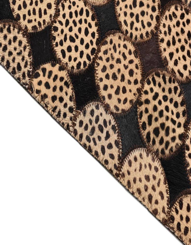 Detail image of  5' 2 x 7' 4 Cowhide Rug