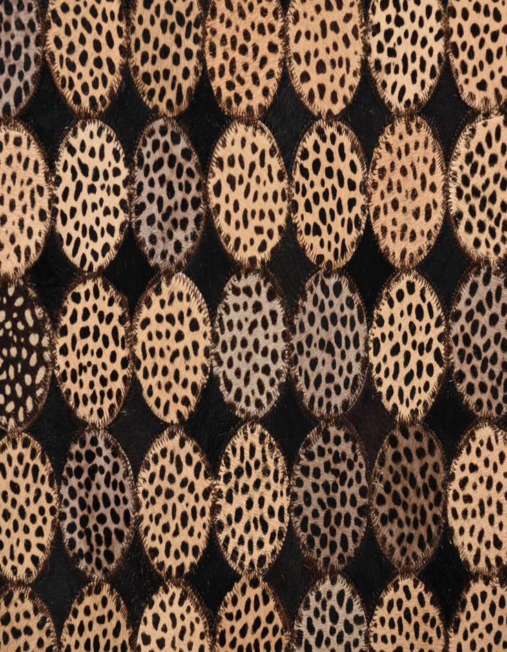 Detail image of  5' 2 x 7' 4 Cowhide Rug