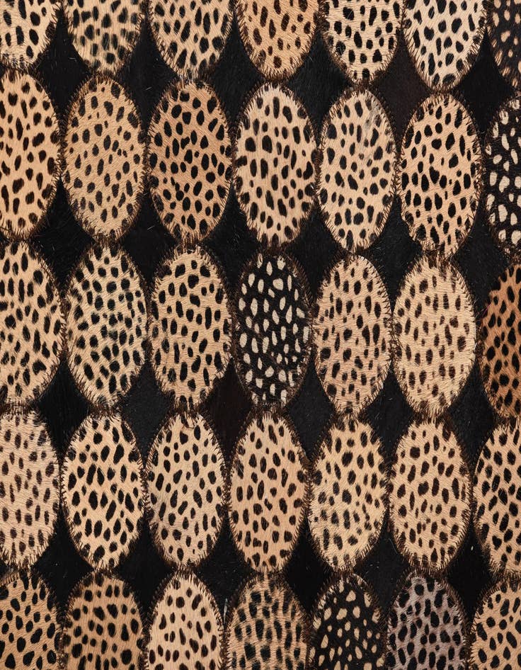 Detail image of  5' 2 x 7' 4 Cowhide Rug