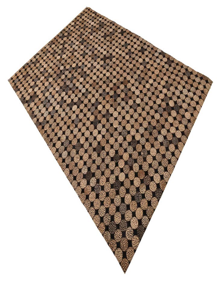 Detail image of  5' 2 x 7' 8 Cowhide Rug