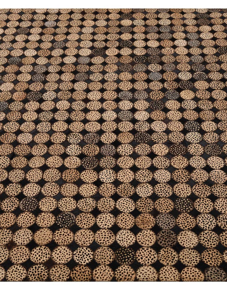 Detail image of  5' 2 x 7' 8 Cowhide Rug