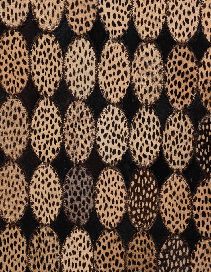 Detail image of  5' 2 x 7' 8 Cowhide Rug