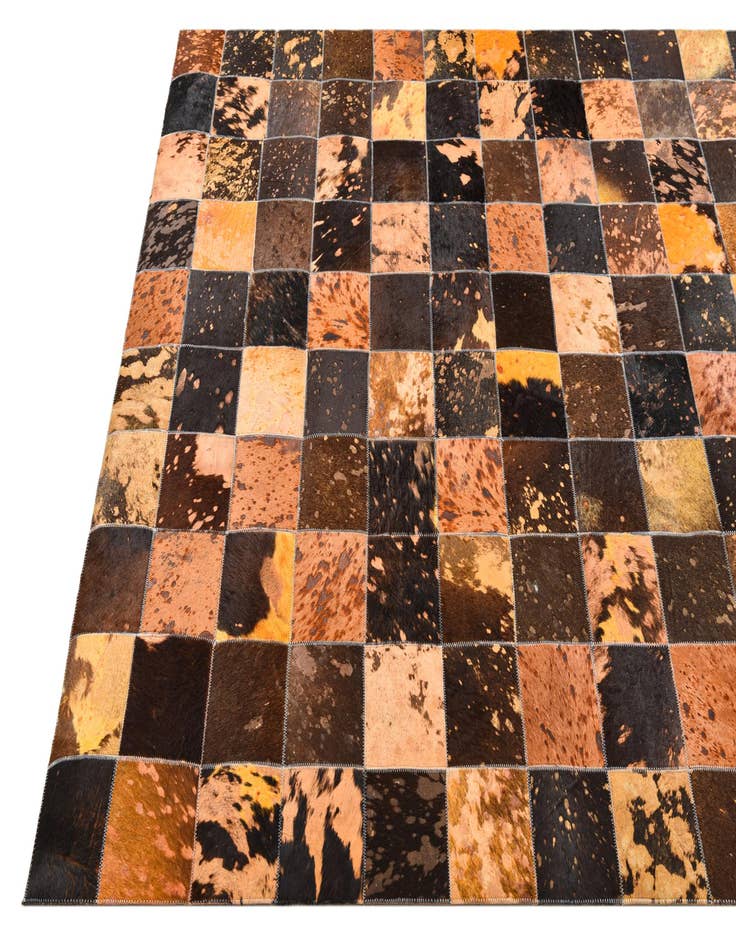 Detail image of  4' 8 x 6' 6 Cowhide Rug