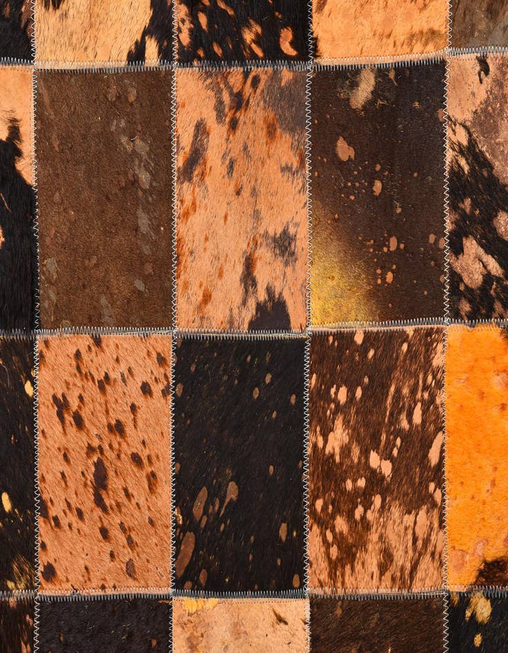 Detail image of  4' 8 x 6' 6 Cowhide Rug