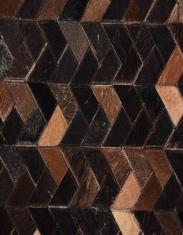 Detail image of  4' 8 x 6' 6 Cowhide Rug