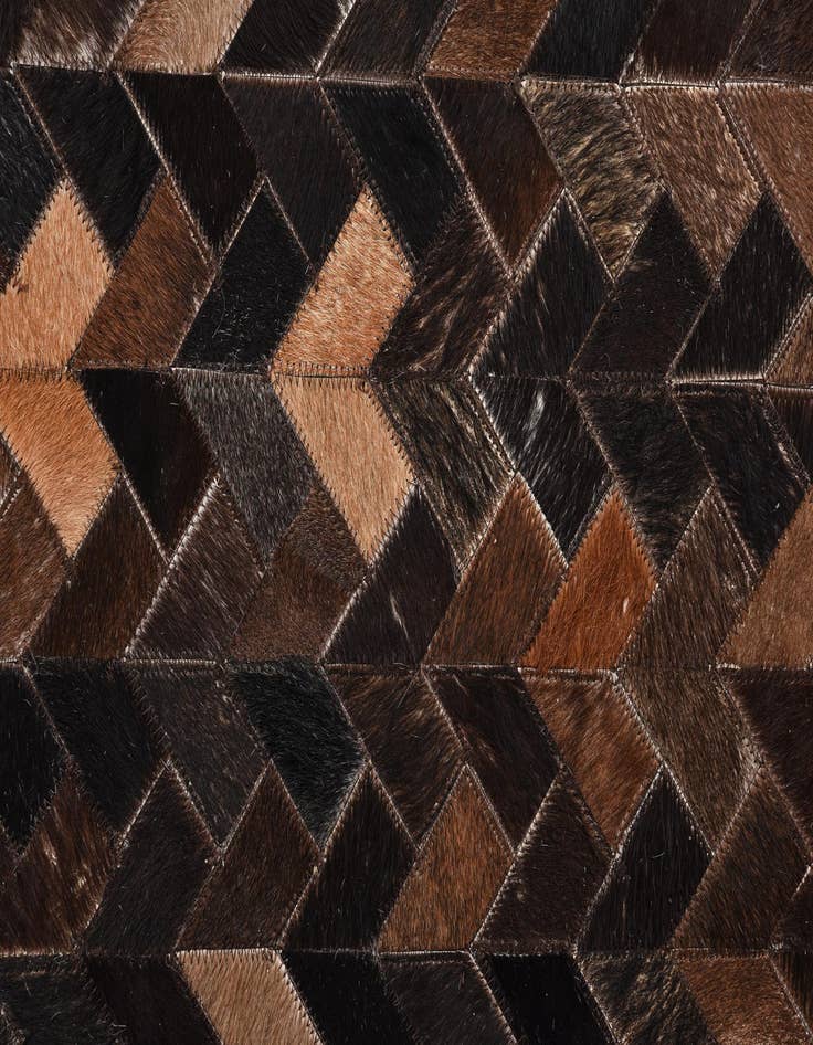 Detail image of  4' 8 x 6' 6 Cowhide Rug