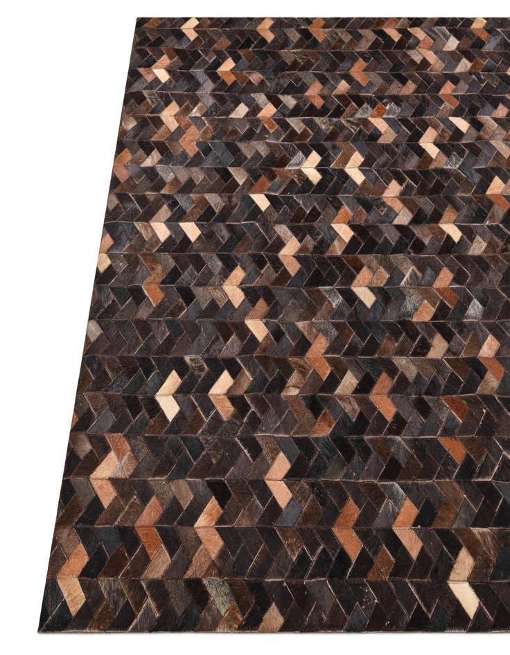 Detail image of  4' 7 x 6' 6 Cowhide Rug