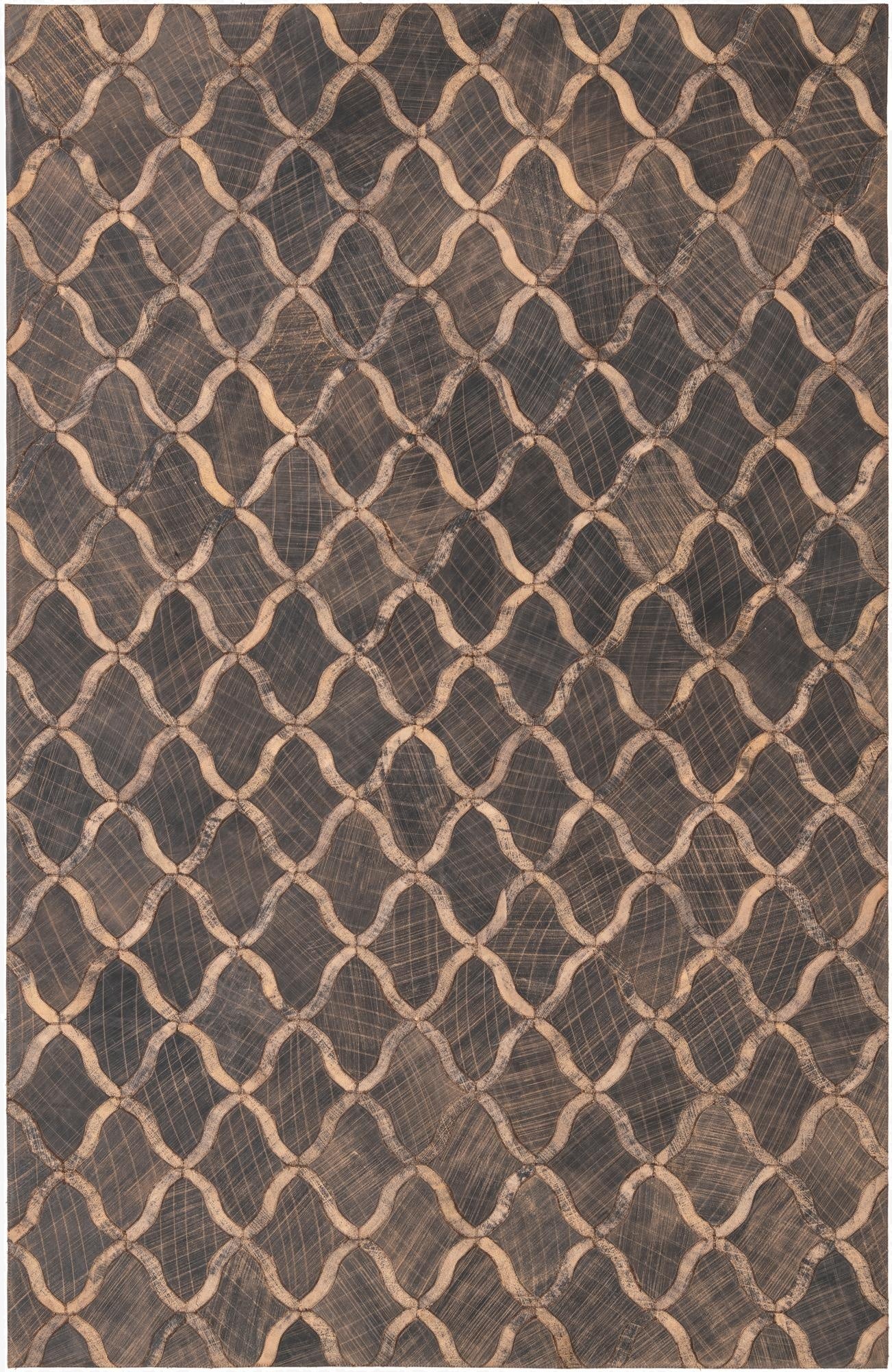  5' 2 x 8' Cowhide Rug