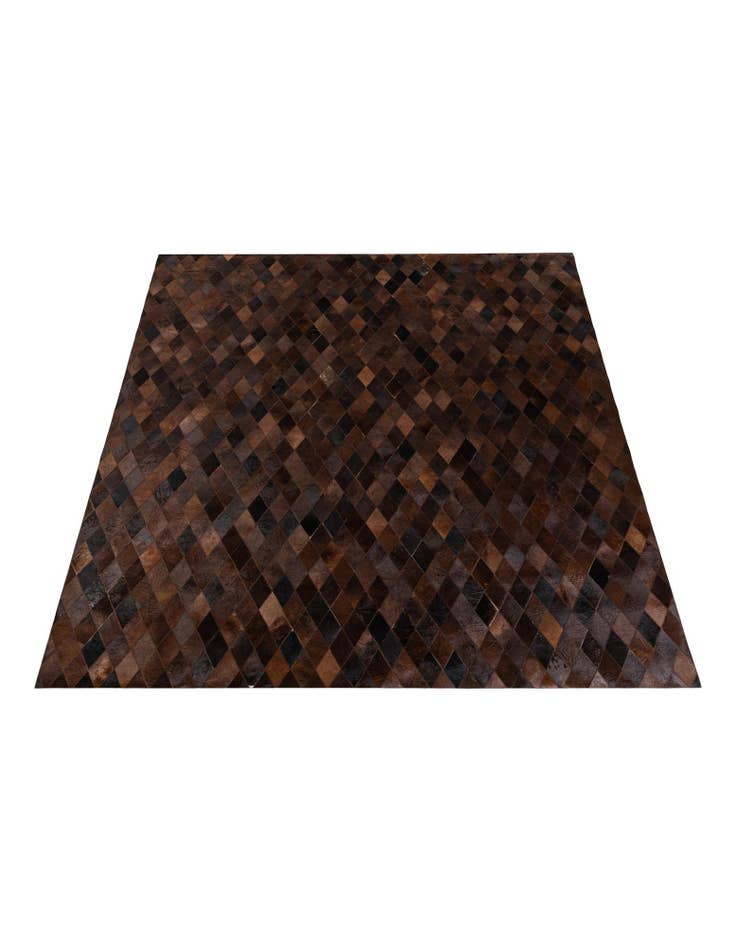 Detail image of  8' 1 x 10' 2 Cowhide Stocks Rug