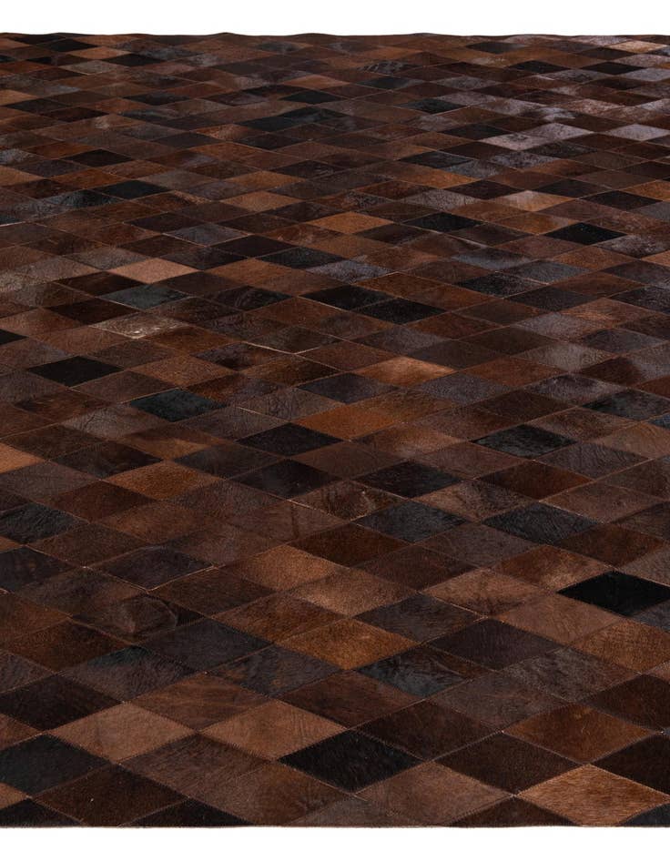 Detail image of  8' 1 x 10' 2 Cowhide Stocks Rug