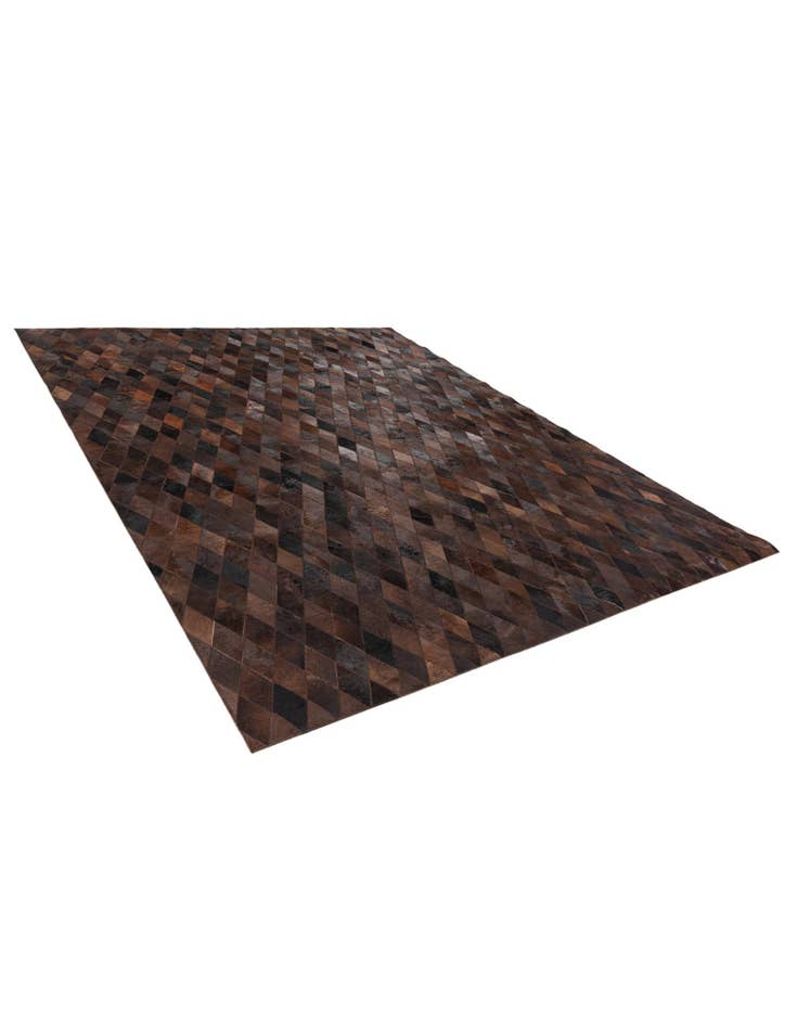 Detail image of  8' 1 x 10' 1 Cowhide Stocks Rug