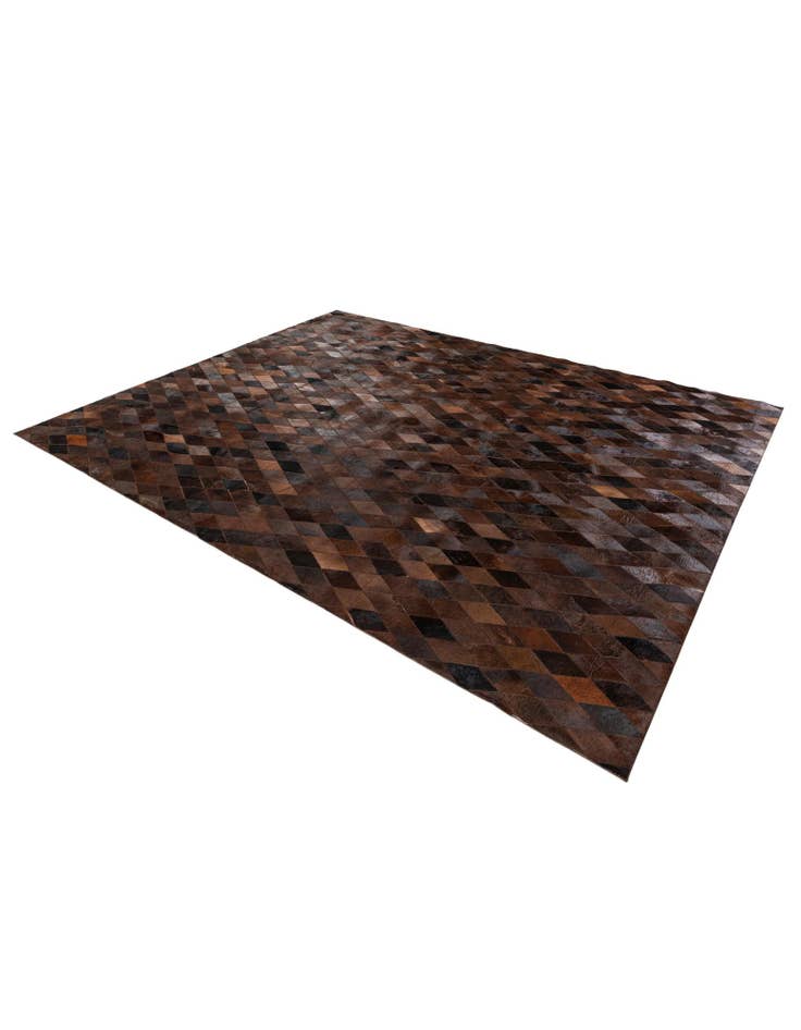 Detail image of  8' 1 x 10' 2 Cowhide Stocks Rug