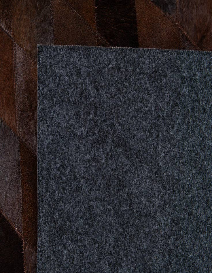 Detail image of  8' 1 x 10' 1 Cowhide Stocks Rug