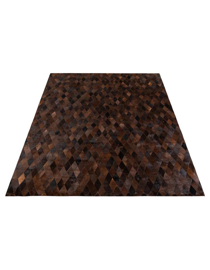 Detail image of  8' 1 x 10' 1 Cowhide Stocks Rug