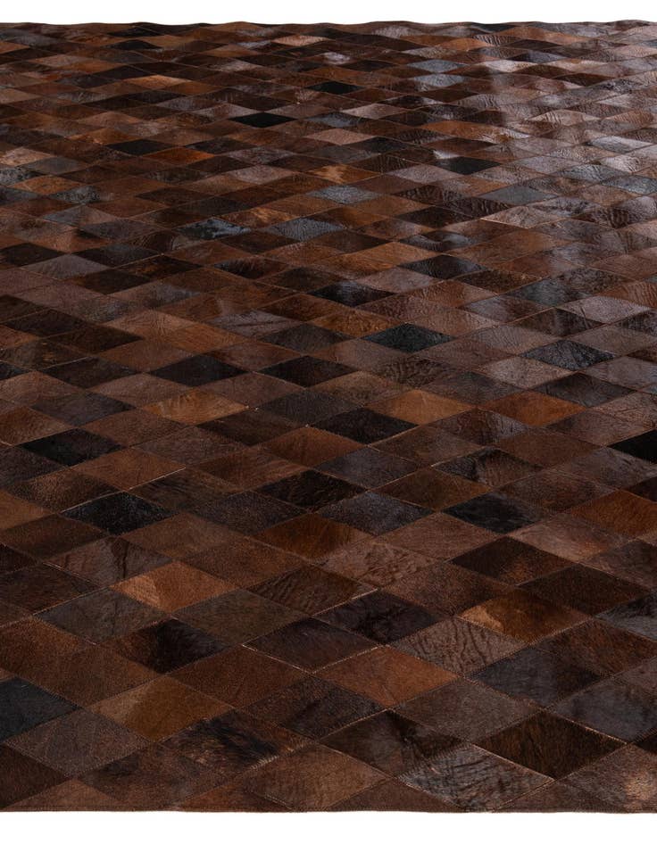 Detail image of  8' 1 x 10' 1 Cowhide Stocks Rug