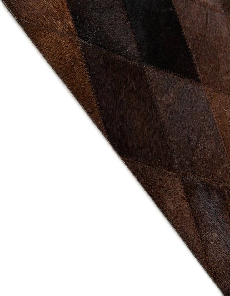 Detail image of  8' 1 x 10' 1 Cowhide Stocks Rug