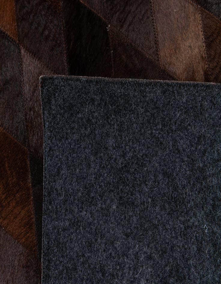 Detail image of  8' 1 x 10' 1 Cowhide Stocks Rug