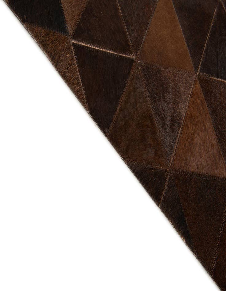 Detail image of  8' x 9' 11 Cowhide Stocks Rug