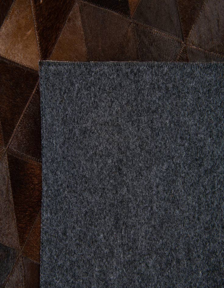 Detail image of  8' x 9' 11 Cowhide Stocks Rug