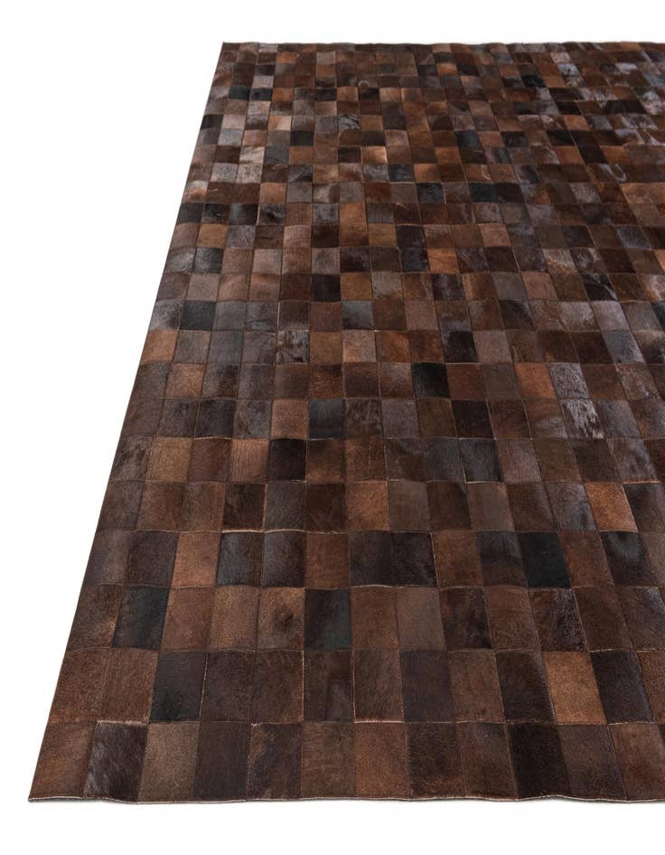 Detail image of  8' 1 x 10' Cowhide Stocks Rug