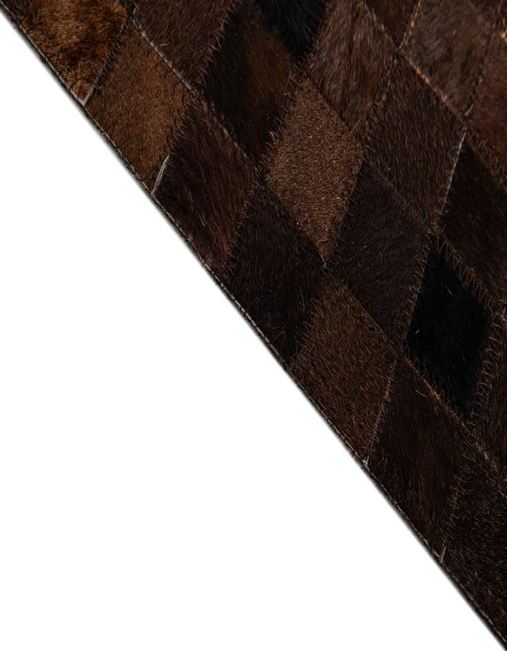 Detail image of  8' 1 x 9' 11 Cowhide Stocks Rug