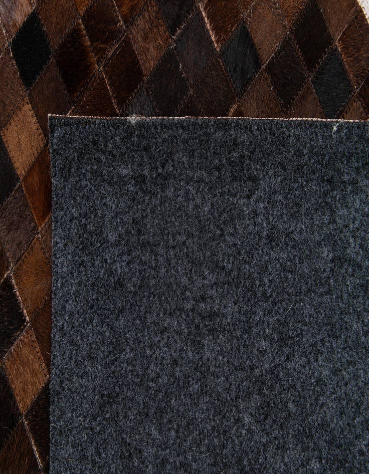Detail image of  8' 1 x 9' 11 Cowhide Stocks Rug