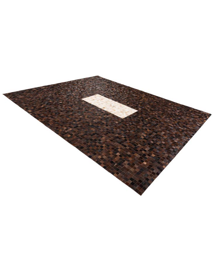 Detail image of  8' 1 x 10' Cowhide Stocks Rug