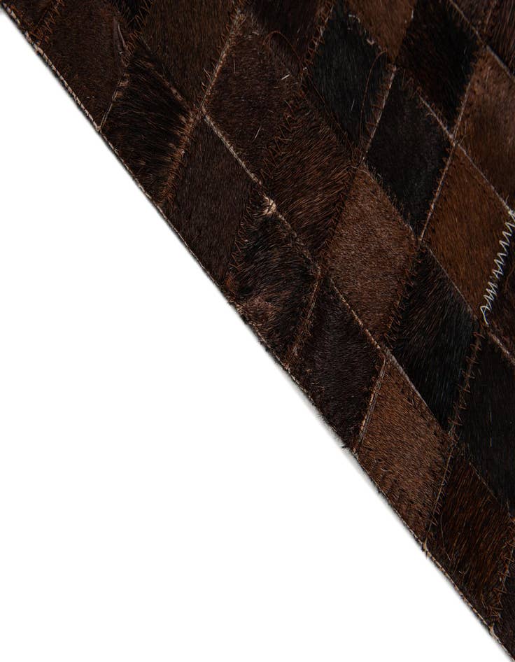 Detail image of  8' 1 x 10' Cowhide Stocks Rug