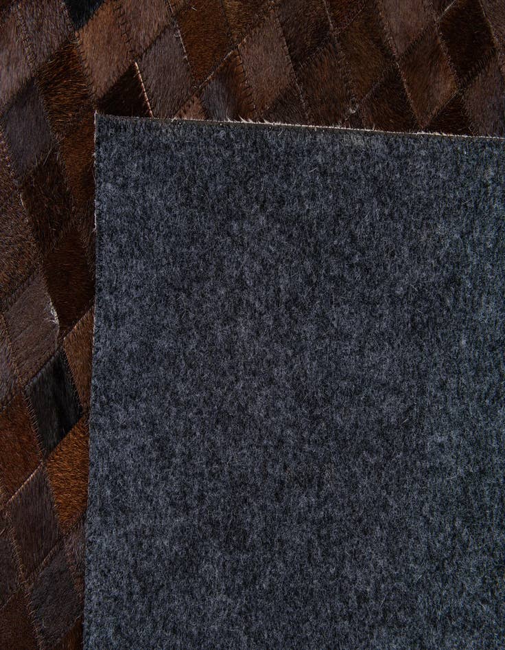 Detail image of  8' 1 x 9' 11 Cowhide Stocks Rug