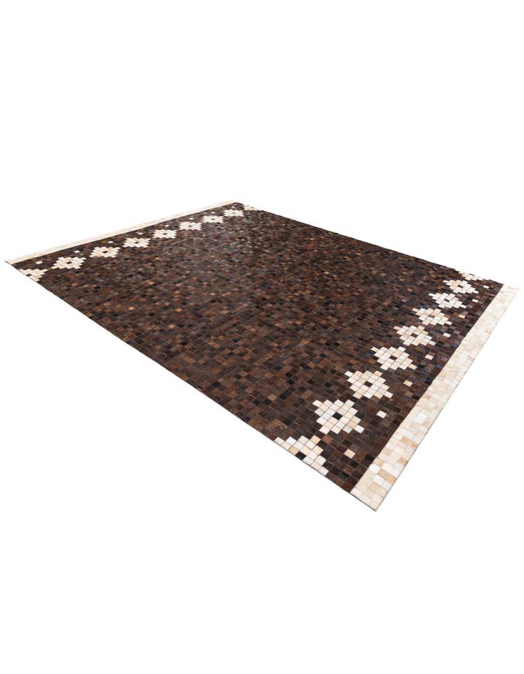 Detail image of  8' 1 x 10' Cowhide Stocks Rug