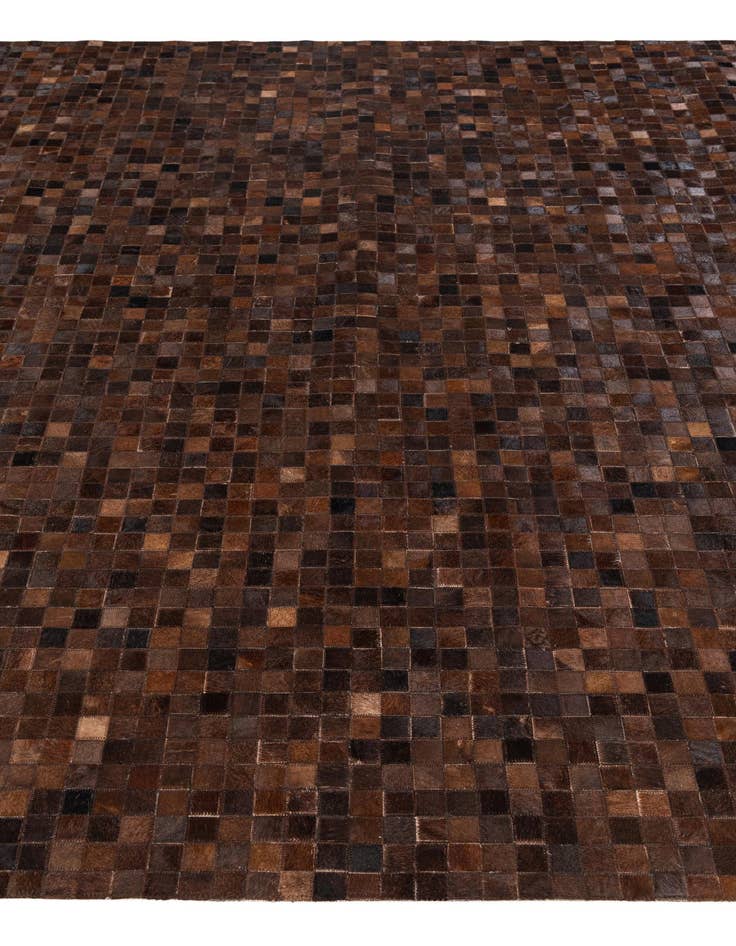 Detail image of  8' 1 x 10' Cowhide Stocks Rug