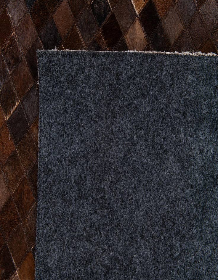 Detail image of  8' 1 x 10' Cowhide Stocks Rug