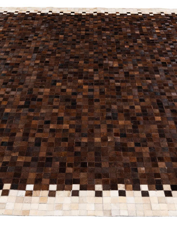 Detail image of  8' 2 x 10' 1 Cowhide Stocks Rug
