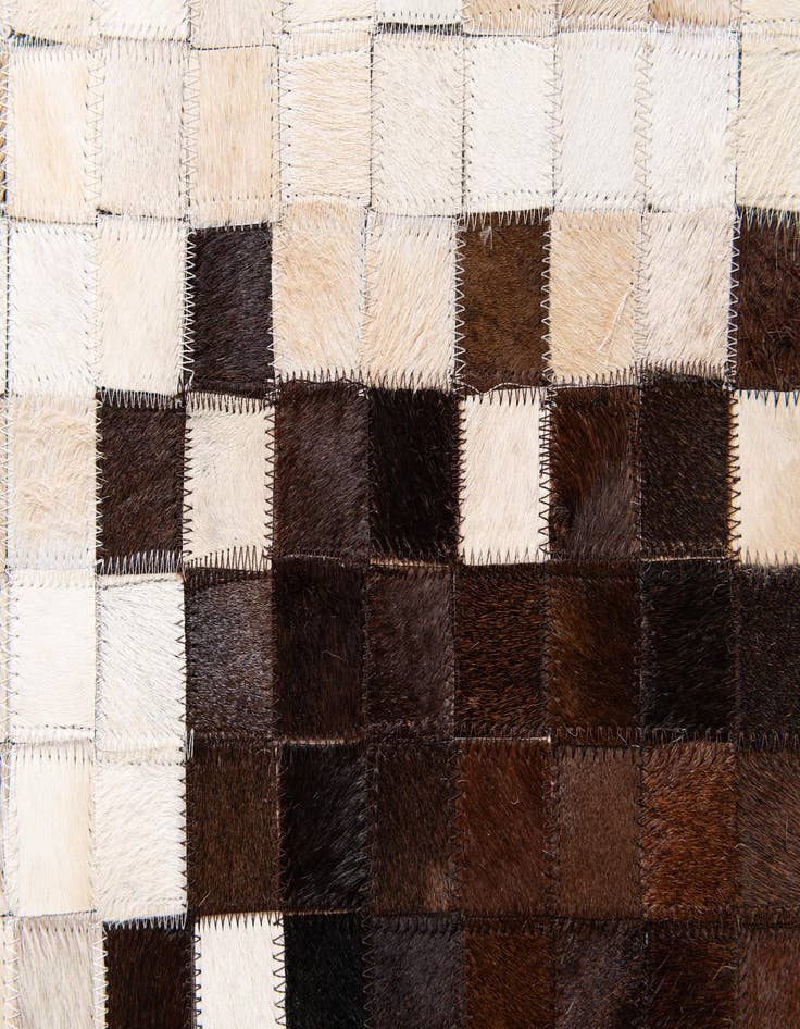 Detail image of  8' 2 x 10' 1 Cowhide Stocks Rug