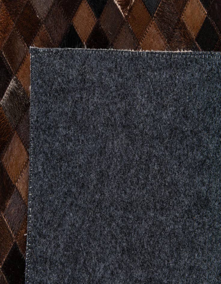 Detail image of  8' 1 x 9' 10 Cowhide Stocks Rug