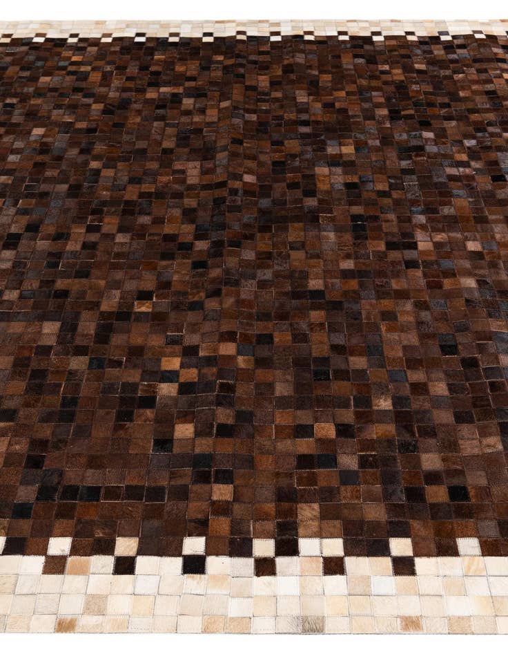 Detail image of  8' 2 x 9' 10 Cowhide Stocks Rug
