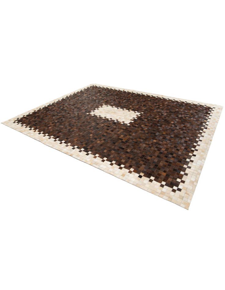 Detail image of  8' x 9' 10 Cowhide Stocks Rug