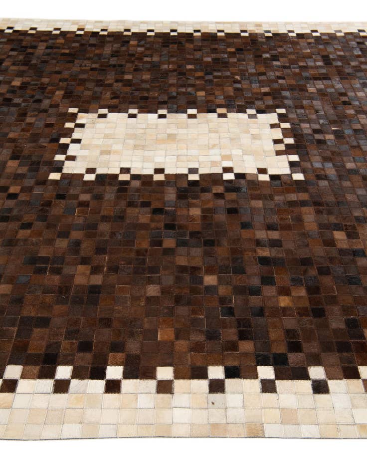 Detail image of  8' x 9' 10 Cowhide Stocks Rug