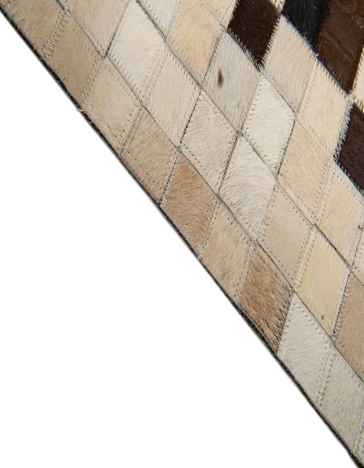 Detail image of  8' x 9' 10 Cowhide Stocks Rug