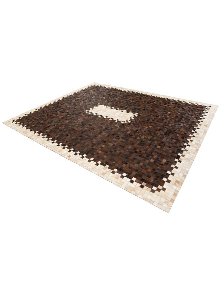 Detail image of  8' 2 x 9' 11 Cowhide Stocks Rug