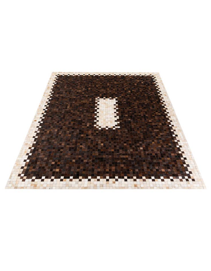 Detail image of  8' 2 x 9' 11 Cowhide Stocks Rug
