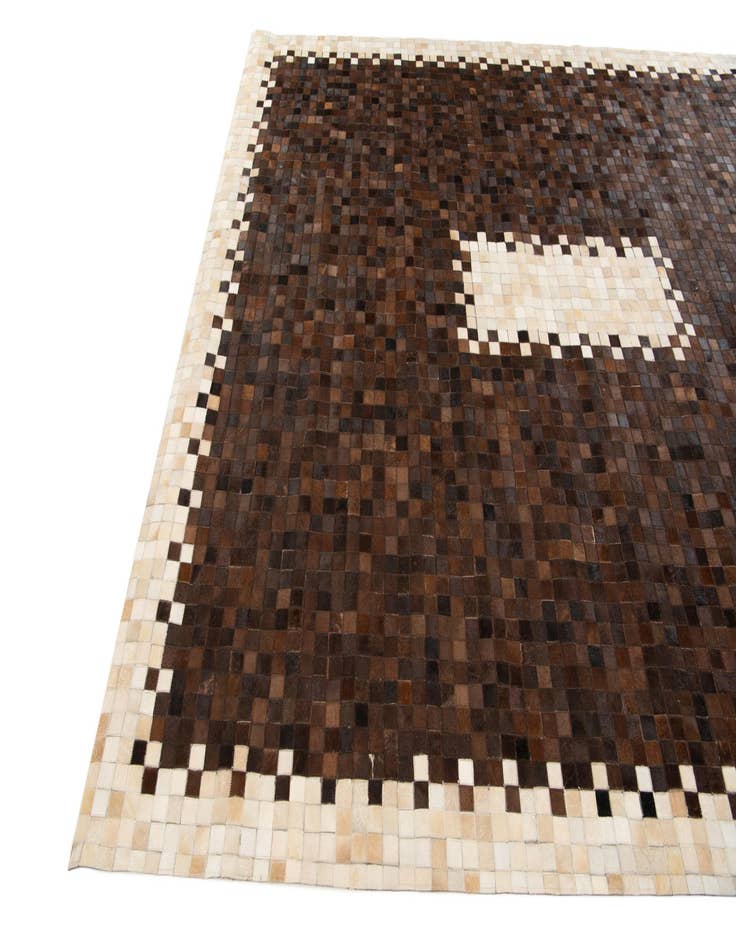 Detail image of  8' 2 x 9' 11 Cowhide Stocks Rug