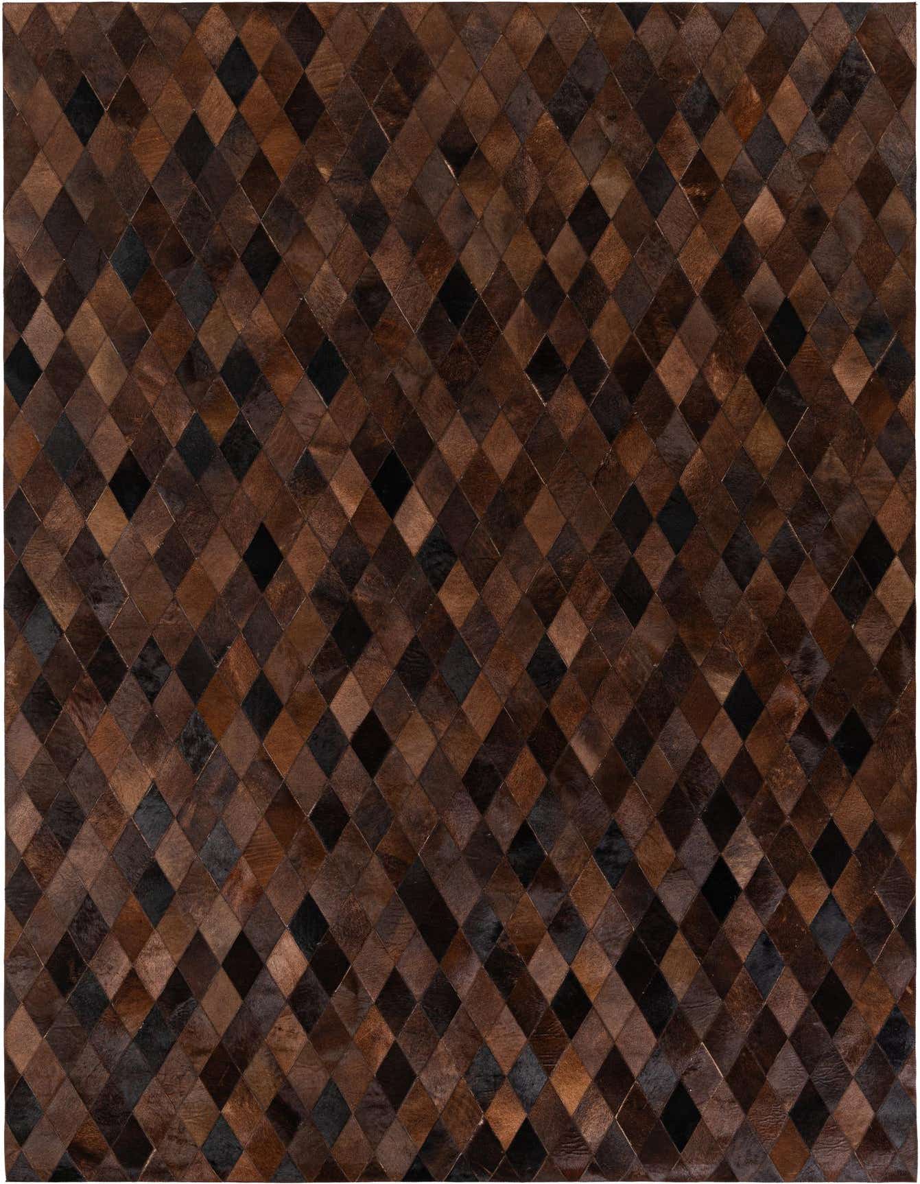 Primary image  6' 6 x 9' 9 Cowhide Stocks Rug